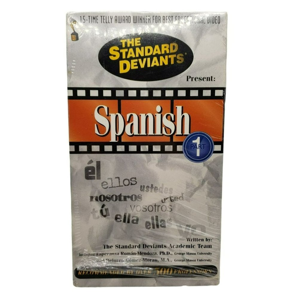 The Standard Deviants Spanish 1 VHS Used VCR Video Tape Cerebellum